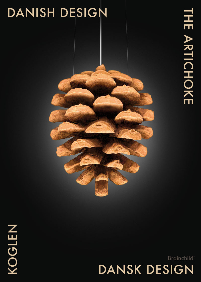 Brainchild – Poster – Danish Design – Black – The Pine Cone