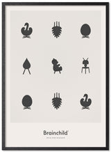 Brainchild – Poster – Design Icons – Light Grey