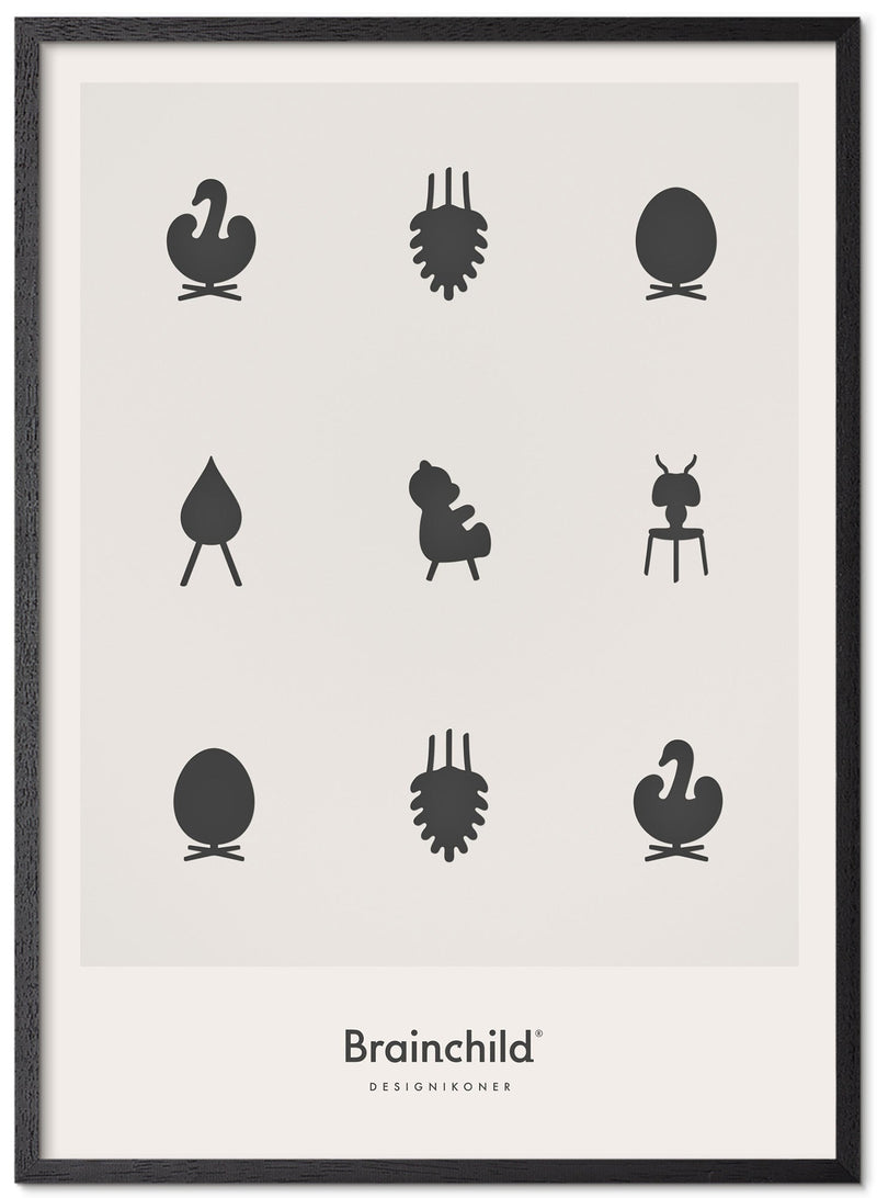 Brainchild – Poster – Design Icons – Light Grey