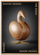 Brainchild – Poster – Danish Design – Black – The Swan Figurine