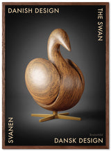 Brainchild – Poster – Danish Design – Black – The Swan Figurine