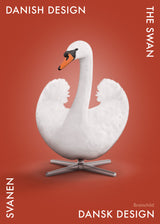 Brainchild – Poster – Danish Design – Red – The Swan