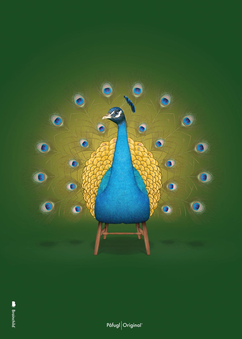 Brainchild – Poster – Classic – Green – The Peacock