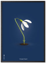 Brainchild – Poster – Classic – Dark Blue – The Snowdrop