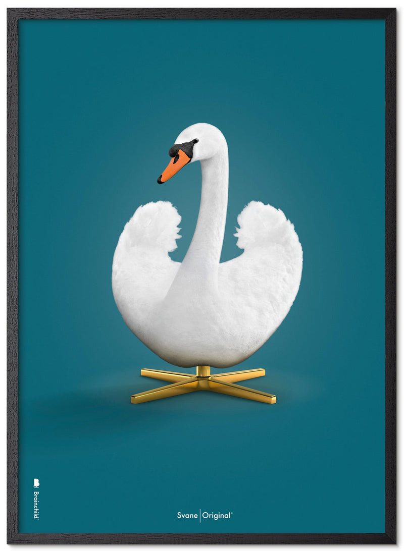 Brainchild – Poster – Classic – Petroleum Blue – The White Swan